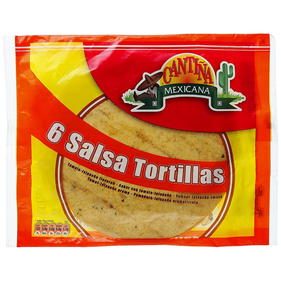 CANTINA MEX 6 SALSA TORTILLAS 240G